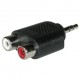 C2G - 40645 - 3.5mm Stereo Male to Dual RCA Female Adapter