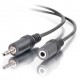 C2G - 40408 - 12ft 3.5mm Stereo Audio Extension Cable M/F
