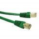 C2G - 27264 - 14ft Shielded Cat5E Molded Patch Cable Green