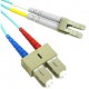 C2G - 21623 - 9m USA 10Gb LC/SC Duplex 50/125 Multimode Fiber Patch Cable