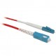 C2G - 33436 - 2m LC/SC Simplex 9/125 Single-Mode Fiber Patch Cable - Red