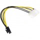 C2G - 35522 - 10in 4-pin to PCI Express Power Adapter Cable