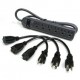 C2G - 39995 - Port Authority 2706x 6-Outlet Surge Suppressor with Three 1ft Ou