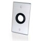 C2G - 40489 - Single Gang 1.5in Grommet Wall Plate - Brushed Aluminum