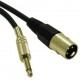 C2G - 40033 - 1.5ft Pro-Audio Cable XLR Male to 1/4in Male