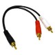 C2G - 03161 - Value Series RCA Plug/RCA Plug x 2 Y-Cable