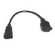 C2G - 03147 - 1ft Monitor Power Adapter Cable (NEMA 5-15R to IEC320C14)