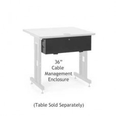 KENDALL HOWARD - 5500-3-100-36 - Advanced Classroom Training Table 36" Cable Management Enclosure