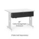 KENDALL HOWARD - 5500-3-100-48 - Advanced Classroom Training Table 48" Cable Management Enclosure