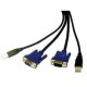 C2G - 14175 - 6ft USB 2.0/SXGA KVM Cable