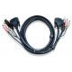 ATEN - 2L7D02U - 2L-7D02UD Dual Link KVM Cable Adapter